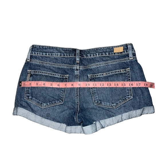 PAIGE🦎Distressed Jean Shorts🌵 - Picture 3 of 4